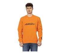 Automobili Lamborghini - SweaT-shirt Orange avec Logo pour Homme - Homme - Sweatshirts et sweats à capuche - Orange - Taille: S