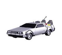 Automodell Delorean BAUSATZ Von ZURÜCK in Die Zukunft Teil 1 Maßstab 1/43 10cm AOSHIMA Original