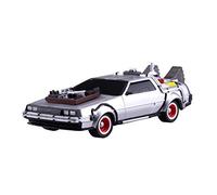 Automodell Delorean BAUSATZ Von ZURÜCK in Die Zukunft Teil 3 Maßstab 1/43 10cm AOSHIMA Original