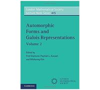 Automorphic Forms and Galois Representations Volume 2 Automorphic Forms and Galois Representations Volume 2 (Auteur)