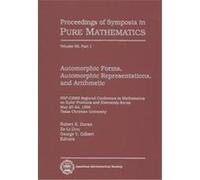 Automorphic Forms, Automorphic Representations, and Arithmetic, Proceedings of Symposia in Pure Mathematics, Vol 66 Nsf-Cbms Regional Conference in Mathematics on Euler Products and Eise (Auteur)