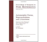 Automorphic Forms, Representations And L-Functions