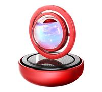 Automotive Air Fresheners, Solar Powered Scent Diffuser, Double Ring Rotating Dashboard Accessory, Long Lasting Fragrance Car Decor for RV, Truck, Vehicle Interior, Travel Use