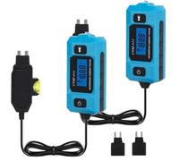 Automotive Circuit Fault Probe Tester, Portable High-Precision Current Tester, 20A 48V Car Relay Fuse Blade Checker with LED Display & Front Light, Short & Open Finder