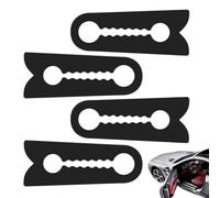 Automotive Door Buffer, Quiet Control Cushion, 4 Piece Shock Absorber Pads with Noise Reduction, Rubber Door Stopper, Vehicle Deadening Pad with Easy Install, Driving Accessories for Auto RV SUV