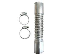 Automotive Exhaust Pipe - 5.91 Inch Stainless Steel Replacement Tube | Diesel Heater Quick Release Duct - 201-grade rustproof universal pipe for trucks campervans and generators, ideal for garages.