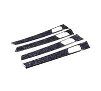 Automotive Interior Pour Pour Panamera 971 2017-2021 Véritable Fibre Carbone Voiture Intérieur Panneau Porte Cadre Couverture Garniture Autocollant(Forging pattern)