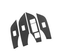 Automotive Interior Trim Panels Cache Pour Bouton De Commande Lève-vitre Voiture Pour Toyota RAV4 XA50 2019 2020 2021 2022 2023 2024 Hybrid(Carbon Fiber look)