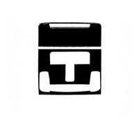 Automotive Interior Trim Panels Pour Civic 11e génération 2021 2022 2023 Piano Black Car Front Reading Light Panel Decoration Cover Trim Sticker