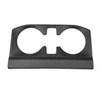 Automotive Interior Trim Panels Pour Ford F150 F-150 Pour Raptor 2021 2022 2023 2024 Console De Voiture En Fibre De Carbone Cache-panneau Arrière Pour Porte-gobelets(Matte carbon)