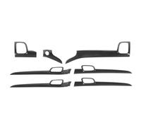 Automotive Interior Trim Panels Pour Jeep Pour Grand Cherokee 2011-2020 Panneau Central De Console De Voiture Garniture Décorative Pour Poignée Intérieure(Left-Carbon Fibre)