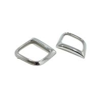 Automotive Interior Trim Panels Pour Jeep Pour Grand Cherokee WK2 2011-2020 ABS Cache De Sortie D'air Conditionné Pour Voiture Cadre Autocollant(Bright Silver)