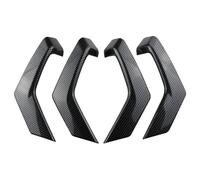 Automotive Interior Trim Panels Pour VW Pour T-ROC 2018 2019 2020 2021 2022 2023 Autocollant Décoratif Pour Poignée D'accoudoir Intérieur De Porte De Voiture(Black)