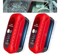 Automotive Oil Film Cleaner Brush, Car Glass Cleaner Board, Car Glass Oil Film Remover Brush, Auto Windshield Cleaning Wipe Board, For Cleaning Windshield, Side Window, Rear View Mirror (2pcs)