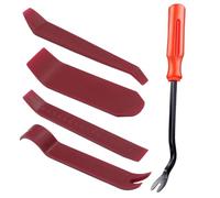 Automotive Panel Removal Tools, 5-piece Trim Puller Set, Car Audio Trim Removal Kit, Pry Tool Car Panel Door Audio Trim Removal Tool Kit, Panel Removal Tool For Car Interiors, 25/18/1.5 Cm