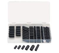 Automotive Rubber End Caps - Assorted Vacuum Plug Kit, Heavy Duty Seal Set | Secure 80 Pieces Hose Design, Long Lasting Carburetor Manifold Protection, Practical Vehicle Engine Maintenance Workshop