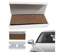 Automotive Sticker Removal Cutters - 100x Glass Glue Remover Adhesive Cleaner - Multifunctional Adhesive Cleaning Scrapers For Automotive Glass Car Paint House Window Label