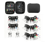 Automotive Wire Harness Tool Set 82PCS with Case | 82-piece set, metal construction, precise pin extraction, prevents connector damage, fit