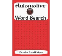 Automotive Word Search: Easy to read Print about Cars, and More 6x9 inches, 110 pages, ... for Vacations, Holidays