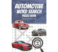 Automotive Word Search Puzzle Book: Word Searches with Easy to Read Print about Autos & Automotive, US, United States and more | 6x9 inches, 110 pages ... Gift for Vacations, Holidays and Free Times