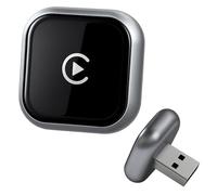 Autonano A42 Adaptateur sans Fil CarPlay & Android Auto Auto Connect | Connexion automatique au démarrage, navigation GPS fluide fini les câbles encombrés installation plug & play simple et rapide