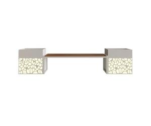 Autonome Jardinière avec banquette de loisirs combinée | Convient for un quartier résidentiel(Moyen)