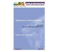 Autonomic communication. reseaux autoorganisants annales de - Carle Georg - Hermes Science Publications - broché - Livre