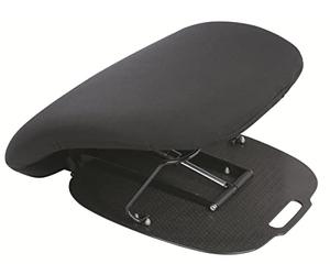 AUTONOMIE ET BIEN ETRE Coussin Releveur Hydraulique Confortable Coussin Idéal Chaise/Siège/Canapé pour Personnes Agées/Handicapées, Noir, 1 Unité (Lot de 1)