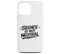 Autonomisation féministe Histoire des Femmes Silence Pas Neutre Coque pour iPhone 13 Pro Max