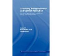 Autonomy Self Governance and Conflict Resolution by Marc Weller Marc Weller (Auteur)