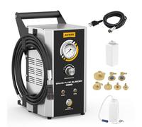 AUTOOL AST609 Purgeur de Frein Voiture 220V, Purgeur à Pulsation de Liquide de Frein Automatique avec 2 Modes de Pression (0-3bar)/ 7 Types d'adapteurs Différents pour Tous Les Véhicules