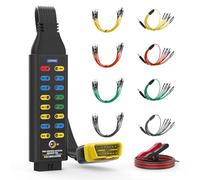 AUTOOL Boîte de dérivation OBD2 pour Outil de Diagnostic, pour surveiller Les signaux de Communication/Alimentation/Terre, Can 16 Broches, Prise Banane 4 mm avec câble de démarrage Multifonction