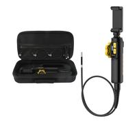 AUTOOL Caméra endoscopique avec lumière, caméra d'inspection endoscopique bidirectionnelle à 210°, lentille de direction de 6,5 mm, 6 lumières LED, endoscope vidéo HD 1080p compatible avec téléphone
