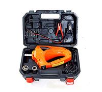 Autool électrique à chocs 1/5,1 cm, 480 nm 12 V de voiture Outil de réparation électrique Impact Driver à chocs kit Pistolet Auto Pneu et roue Outil de réparation