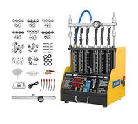 AUTOOL GDI Machine de Nettoyage d'injecteur à Ultrasons de Voiture 220V, Testeur d'injecteur de Carburant Essence avec 6 Cylindres pour Divers Injecteurs de Carburant