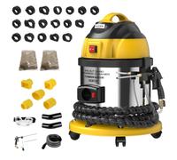 AUTOOL Machine à Sabler électriques, Nettoyage Non destructif des vannes d'admission du Moteur de Voiture, Nettoyeur de Dépôts de Carbone de Moteur par Sable de Noix, avec 2kg Sablage, 220V (HTS 558)