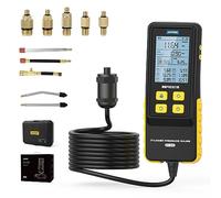 AUTOOL PT610 Compressiometre Essence, Moteur Testeur de Compression 0-426PSI 0~29bar, Compatible avec Toutes les Voitures camions et Motos, Cylindre Fuite Testeur, Coffret de Compressiomètre Kit