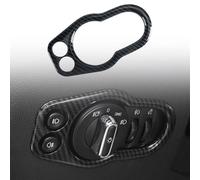 Autophoton Pour Mini Cooper F55 F56 2014-2021 - En plastique ABS - Décoration de console (cache interrupteur de phare, 1 pièce)