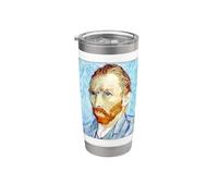Autoportrait de Vincent van Gogh Gobelet isotherme en acier inoxydable double paroi