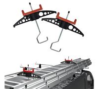 Autorack - Large Fixe Échelle de Galerie avec Antivol - Fixation Rapide pour 55-82 mm de Large - Serrures à Clé Intégrées - Lot de 2 - Idéal pour Les Barres d'ailes Thule WingBars Evo Easy Clamp