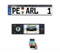 Autoradio 1-DIN à écran couleur CAS-3445.bt avec caméra de recul sans fil CreaSono