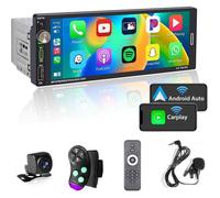 Autoradio 1 DIN Autoradio 6,9"" Tactile Compatible Apple CarPlay Android Auto Bluetooth