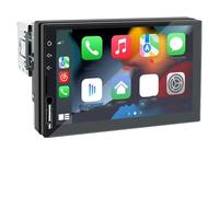 Autoradio 1 Din Carplay Android Lecteur Multimédia HD Écran Tactile 7'' FM Entrée AUX Bluetooth MirrorLink Autoradio Universel Voiture Vue Arrière Caméra Recul(with 8 LED Camera)