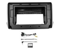 Autoradio 10,1 Pouces Android MP5 Lecteur Stéréo 2 DIN Façade D'autoradio Cadre Tableau Bord pour Peugeot 2008 2015 2016 2017 2018(Frame CANBUS)