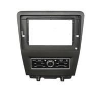 Autoradio 10,1 Pouces avec GPS Lecteur MP5 Système Android Stéréo pour Ford pour Mustang 2008-2013 Façade Cadre Tableau Bord Inclus Audio Cadre Radio(Whole Set)