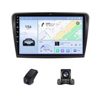 Autoradio 2 Din Android 13 pour Skoda Superb 2 B6 2008-2015 Carplay sans Fil et Android Auto Écran Tactile Caméra de recul Bluetooth 5.0 FM AM RDS DSP Navigation GPS 4GLTE 5GWIFI(NF-5)