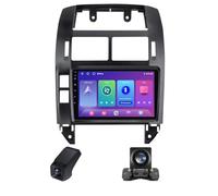 Autoradio 2 Din Android 13 pour Volkswagen Polo Mk4 IV 4 2001-2009 Carplay sans Fil et Android Auto Écran Tactile Caméra de recul Bluetooth 5.0 FM AM RDS DSP Navigation GPS 5GWIFI(B,NF-2)