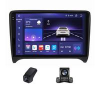 Autoradio 2 Din avec écran 9''avec Carplay et Android Auto pour Audi TT 2 8J 2006-2014 Bluetooth Radio FM RDS Commande Caméra de Recul Navigation GPS 4G LTE et WiFi intégrés(C30Plus)