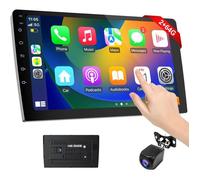 Autoradio 2 DIN - HAUDIO - 9 pouces - CarPlay & Android Auto sans fil - Caméra recul 720P AHD - GPS & Bluetooth 4.1