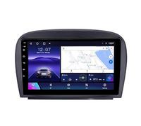 Autoradio 2 DIN,pour Benz SL SL350 SL500 SL55 SL600 SL65 2001-2007 avec Carplay sans Fil, Android Auto Android 15 Bluetooth Radio, écran Tactile 9 Pouces, Navigation, WiFi, SWC(H8 8G+256G)